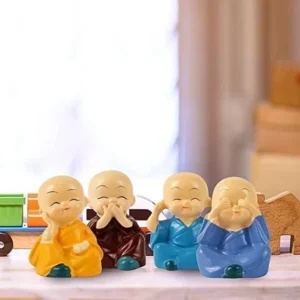 Buddha Monk Set of 4